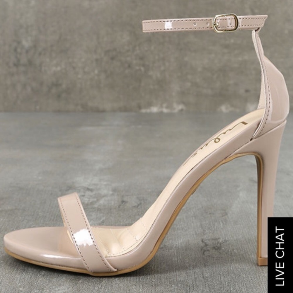 Lulu's nude heels size 7